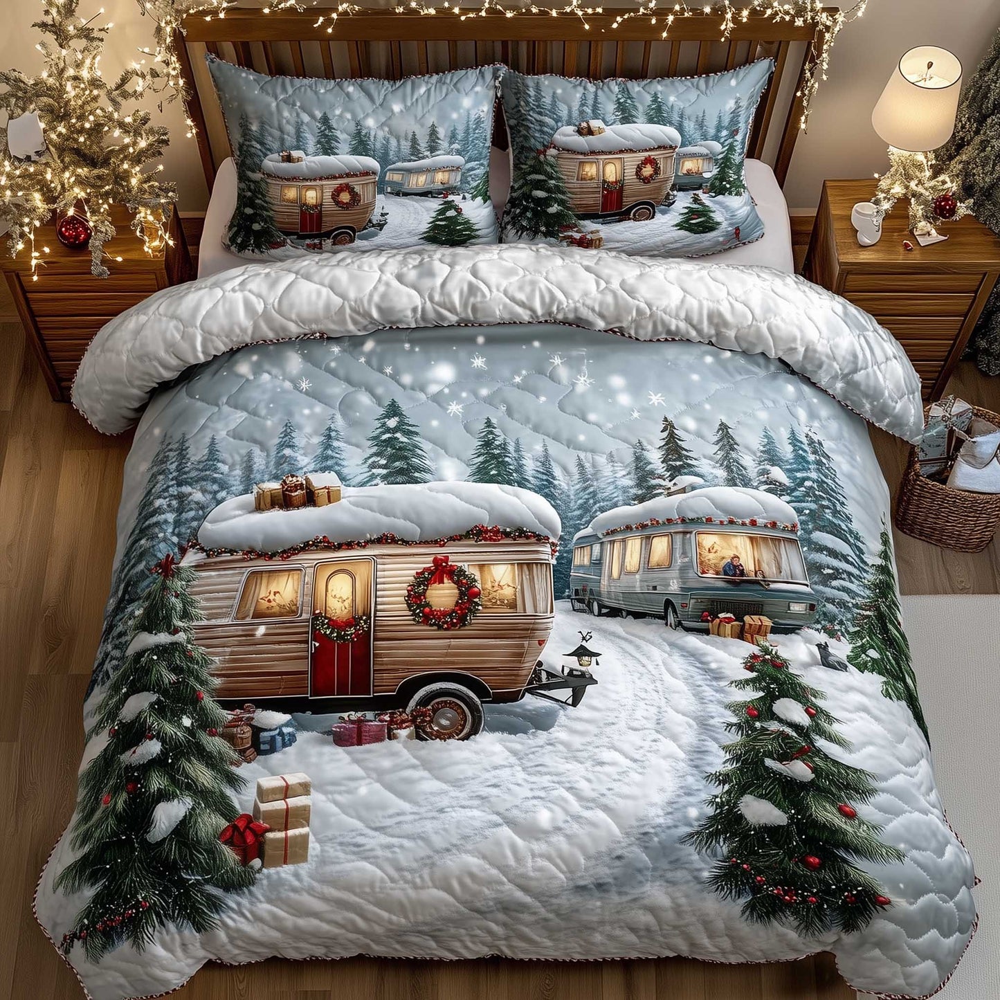 Christmas Camper Duvet Cover Set GFTOMA6251