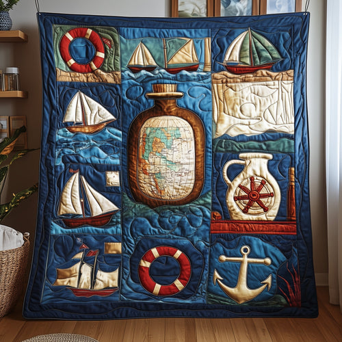 Nautical Quilted Blanket GFTOMA626