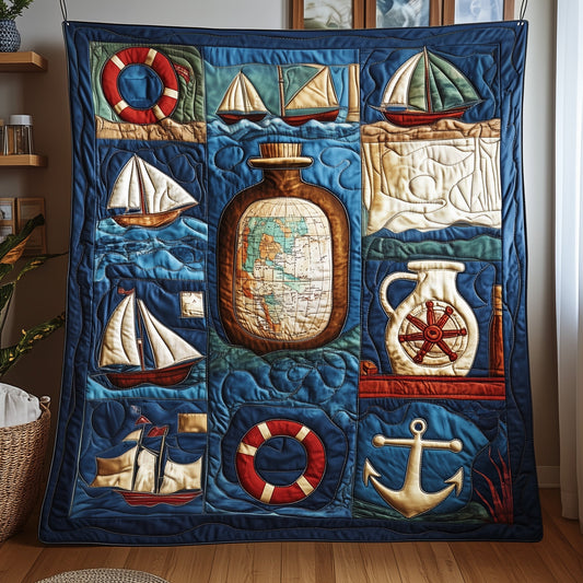 Nautical Quilted Blanket GFTOMA626