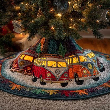 Joyful Journey Quilted Tree Skirt GFTOMA6264