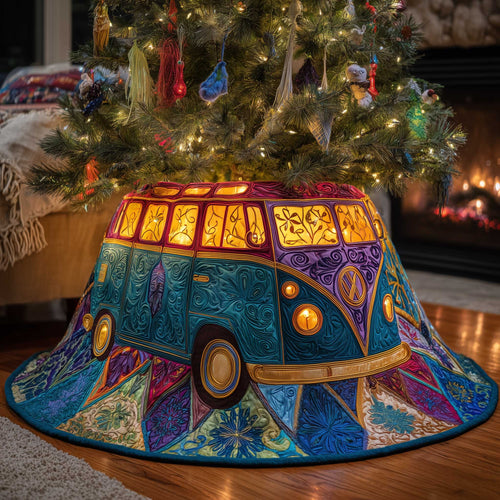 Joyful Journey Quilted Tree Skirt GFTOMA6270