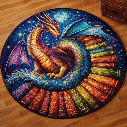 Library Dragon Quilted Round Mat GFTOMA6290