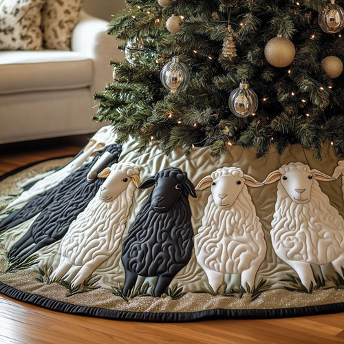Sheep Quilted Tree Skirt GFTOMA6309