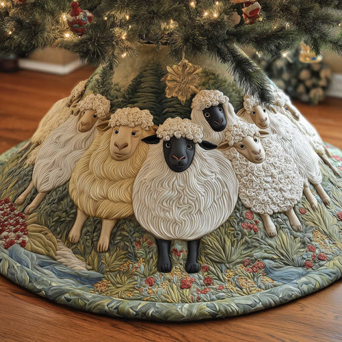Sheep Quilted Tree Skirt GFTOMA6310