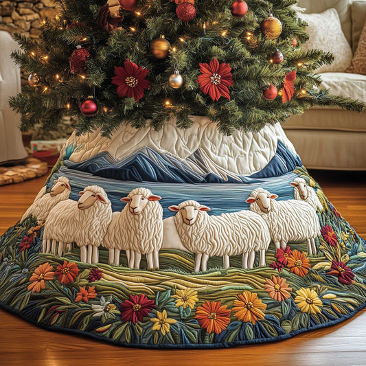 Sheep Quilted Tree Skirt GFTOMA6312