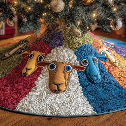 Sheep Quilted Tree Skirt GFTOMA6317