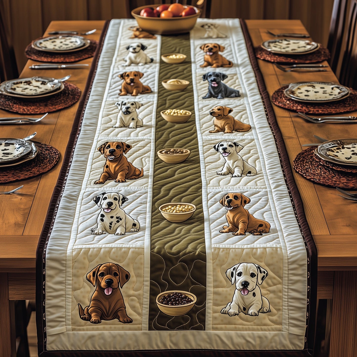 Great Daner Quilted Table Runner GFTOMA631