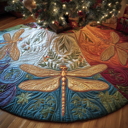 Dragonfly Quilted Tree Skirt GFTOMA6320
