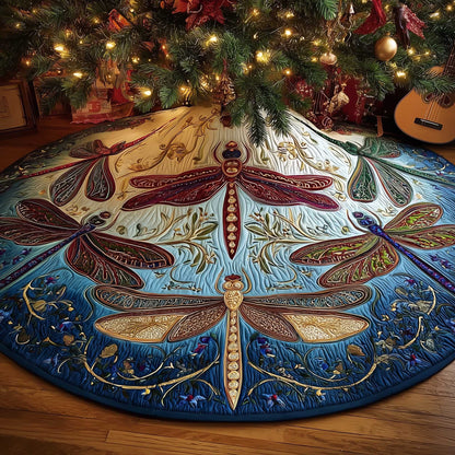 Dragonfly Quilted Tree Skirt GFTOMA6321