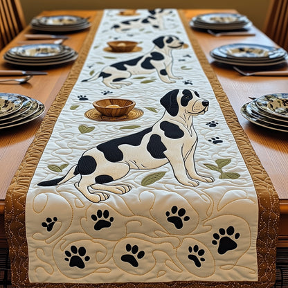 Great Daner Quilted Table Runner GFTOMA633