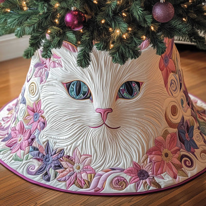 Cat Purrs Quilted Tree Skirt GFTOMA6353