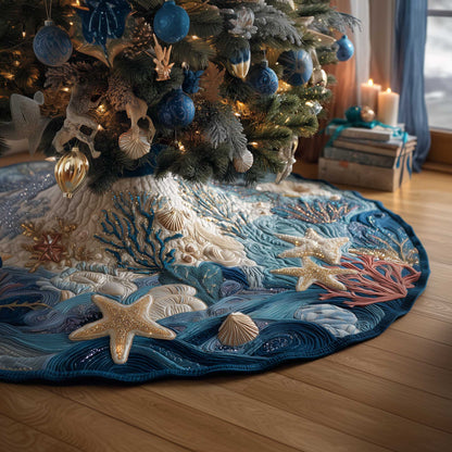 Ocean Breeze Quilted Tree Skirt GFTOMA6360