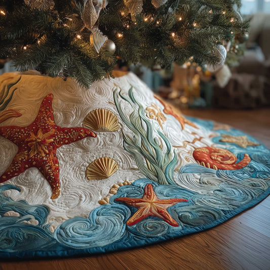 Ocean Breeze Quilted Tree Skirt GFTOMA6362