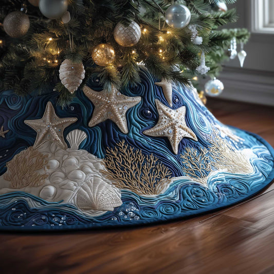 Ocean Breeze Quilted Tree Skirt GFTOMA6363