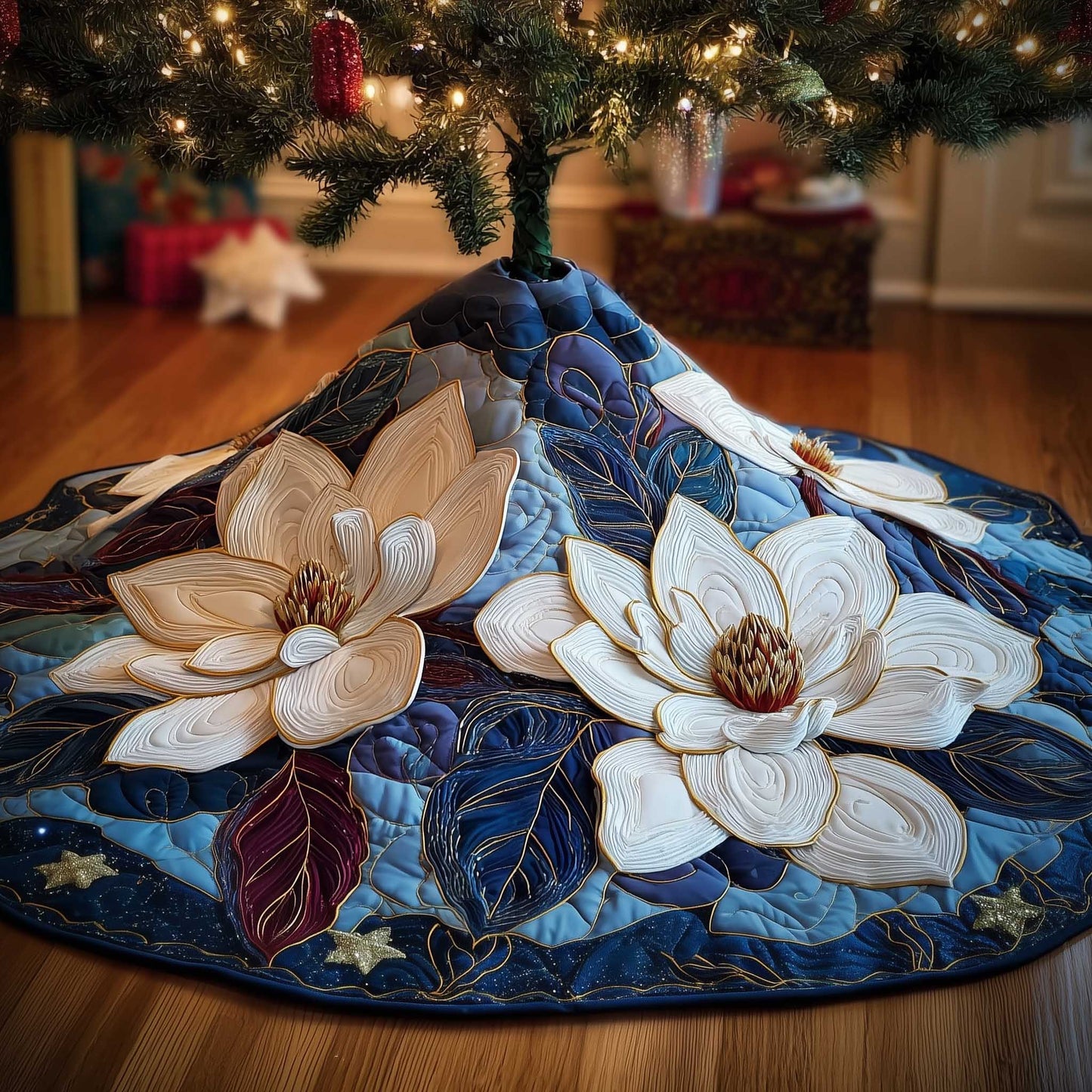 Magnolia Quilted Tree Skirt GFTOMA6369