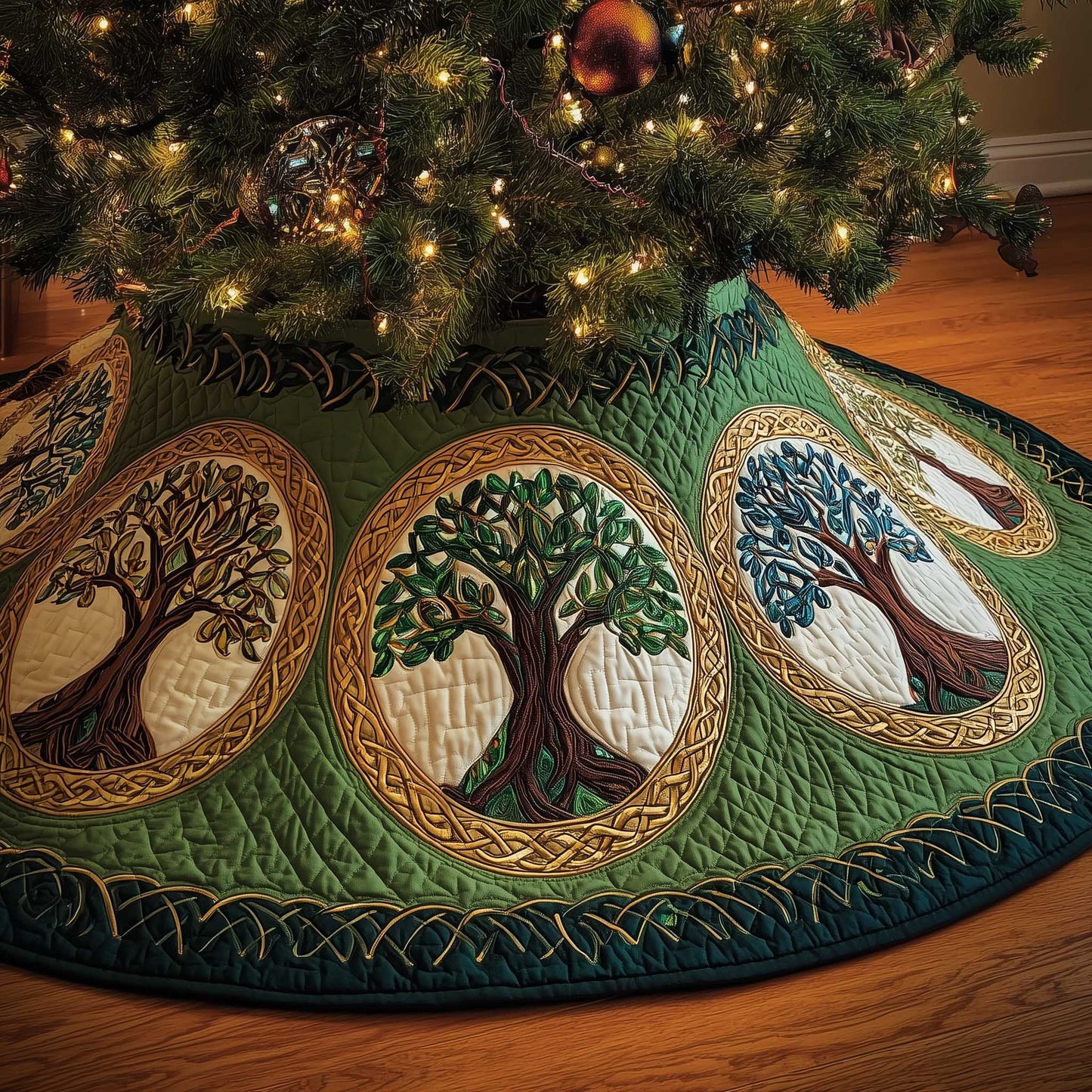 Tree Of Life Quilted Tree Skirt GFTOMA6372