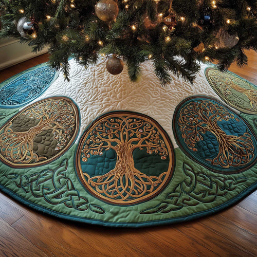 Tree Of Life Quilted Tree Skirt GFTOMA6373
