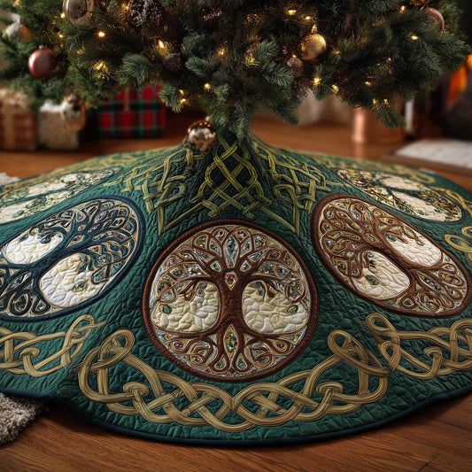 Tree Of Life Quilted Tree Skirt GFTOMA6374