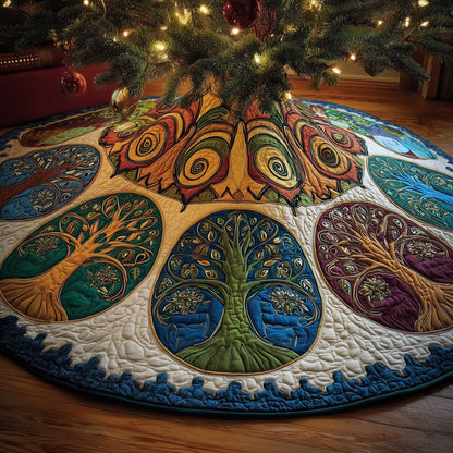 Tree Of Life Quilted Tree Skirt GFTOMA6376
