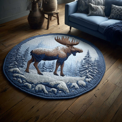 Mystic Moose Quilted Round Mat GFTOMA6379