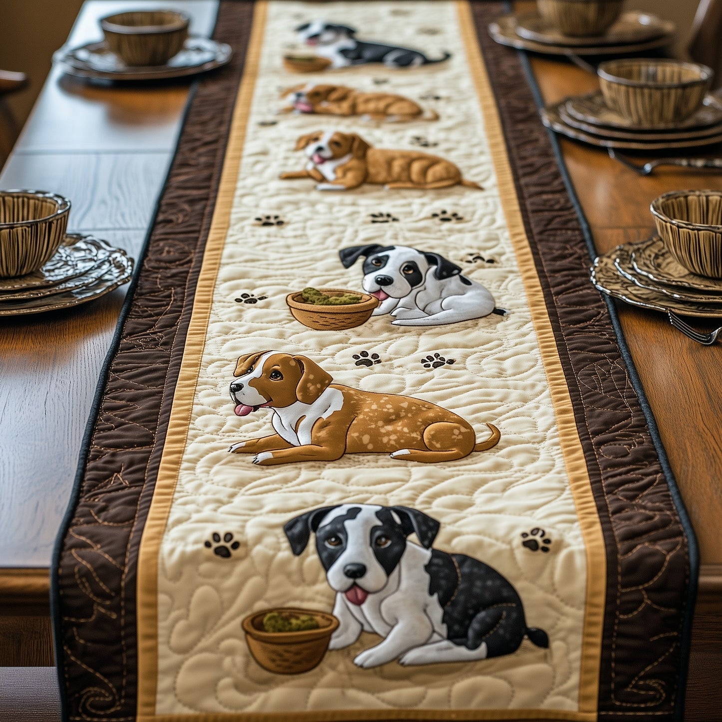 Great Daner Quilted Table Runner GFTOMA637