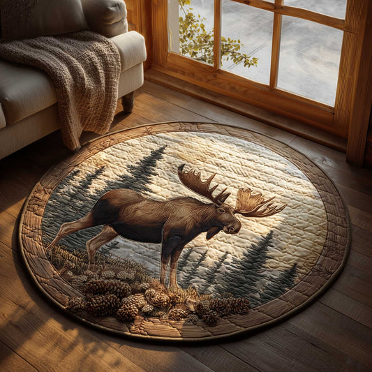 Mystic Moose Quilted Round Mat GFTOMA6380