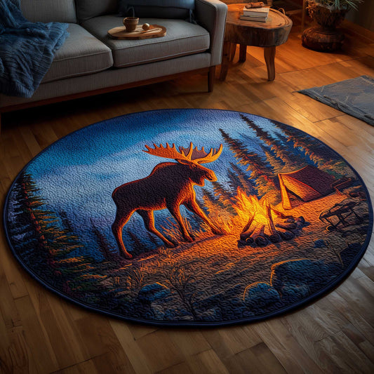 Mystic Moose Quilted Round Mat GFTOMA6386