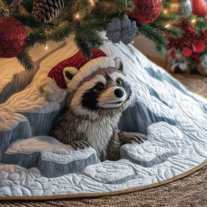 Raccoons Quilted Tree Skirt GFTOMA6412