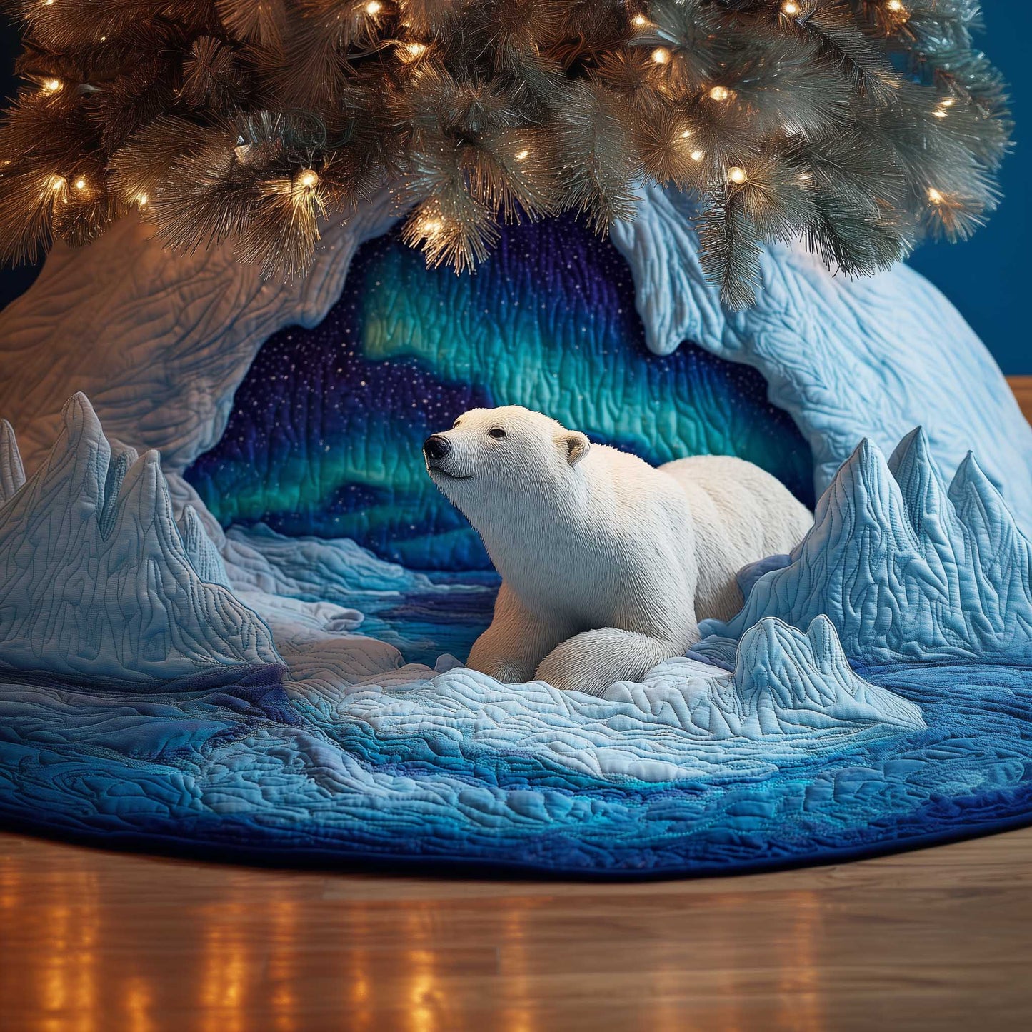 Wilderness Bear Quilted Tree Skirt GFTOMA6419