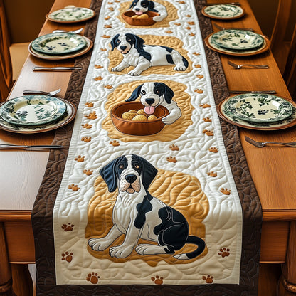Great Daner Quilted Table Runner GFTOMA641
