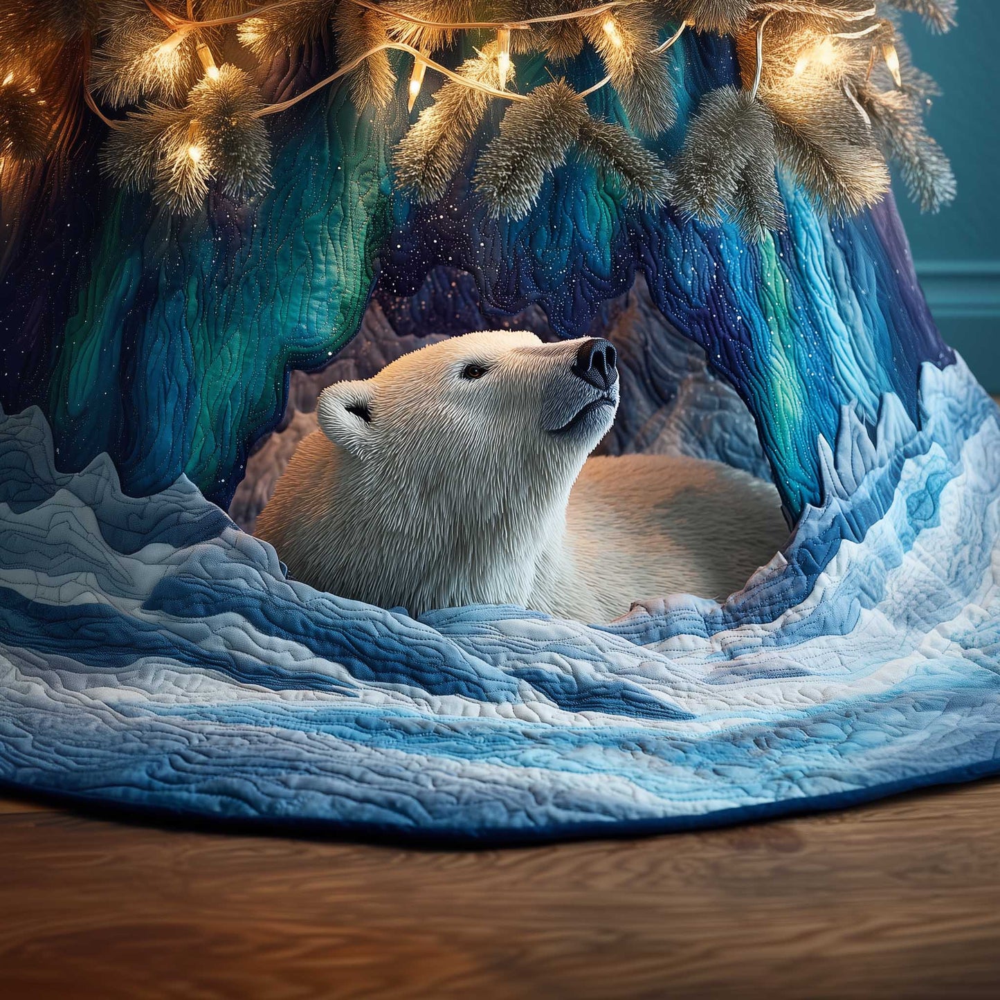 Wilderness Bear Quilted Tree Skirt GFTOMA6420