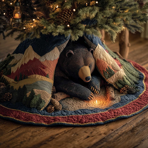 Wilderness Bear Quilted Tree Skirt GFTOMA6421