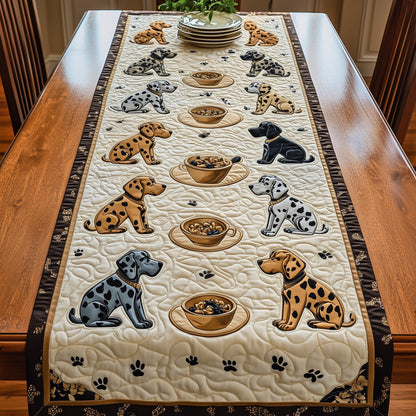 Great Daner Quilted Table Runner GFTOMA643