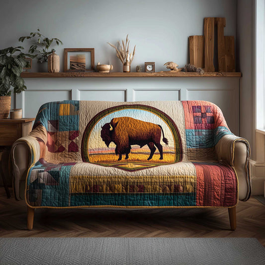 Bison Quilted Sofa Cover GFTOMA6440