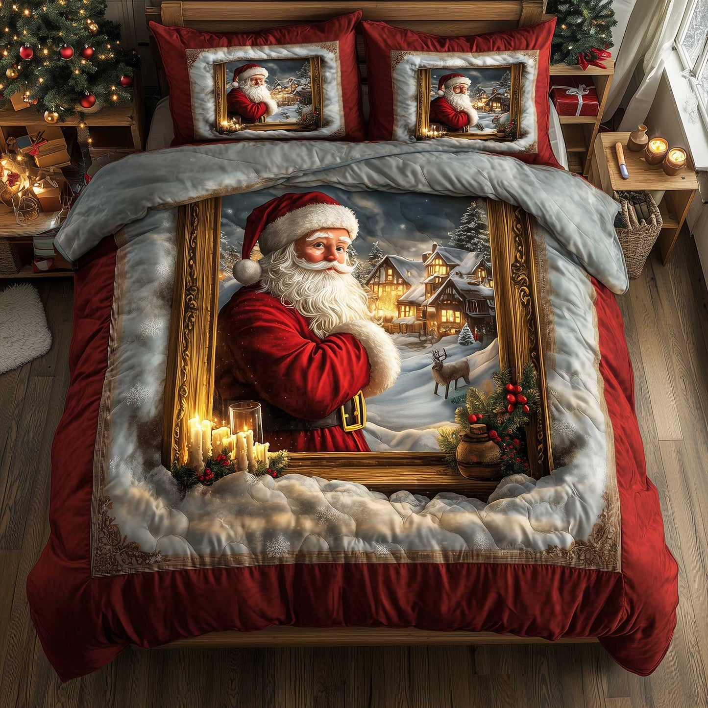Jolly Santa Duvet Cover Set GFTOMA6453