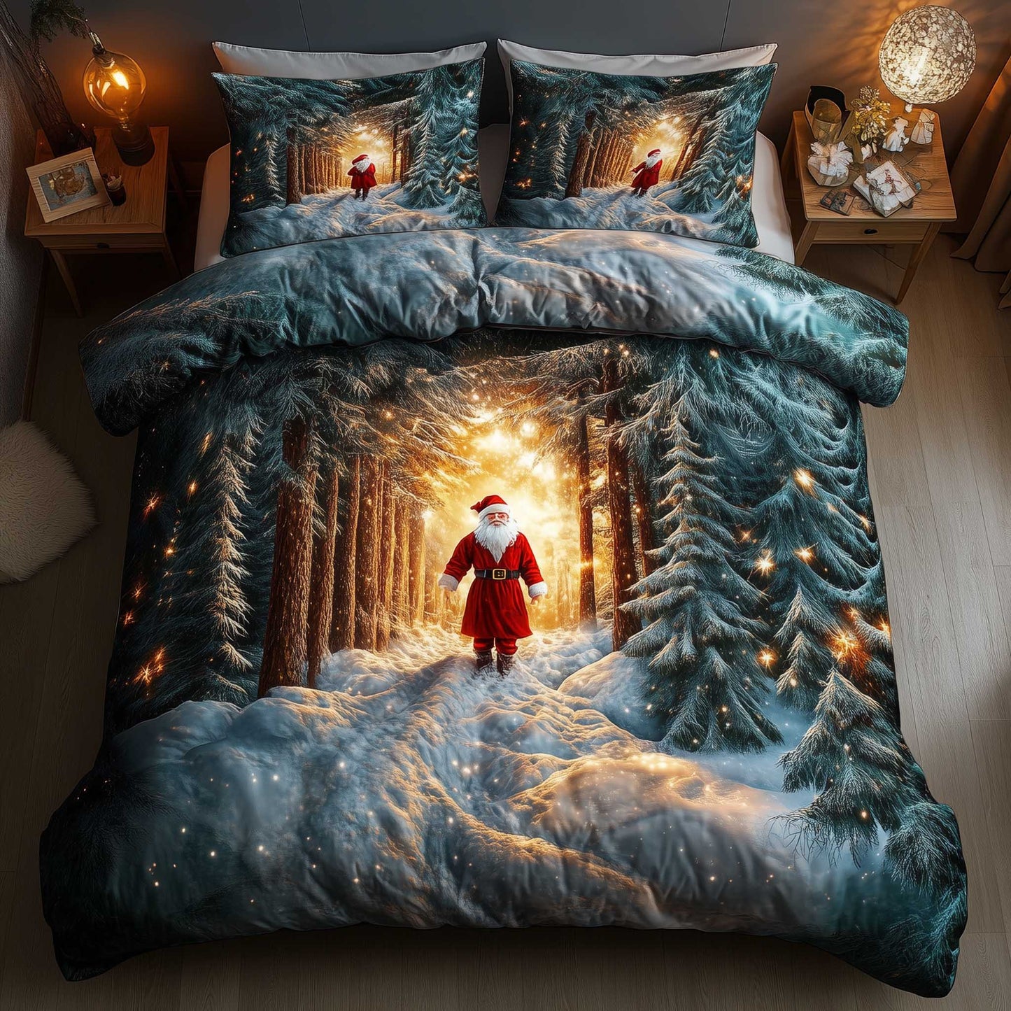 Jolly Santa Duvet Cover Set GFTOMA6454