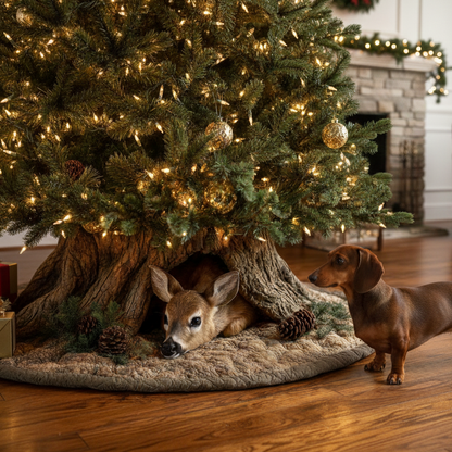 Deer Quilted Tree Skirt GFTOMA6466