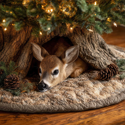 Deer Quilted Tree Skirt GFTOMA6466