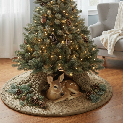 Deer Quilted Tree Skirt GFTOMA6467