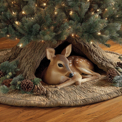 Deer Quilted Tree Skirt GFTOMA6467