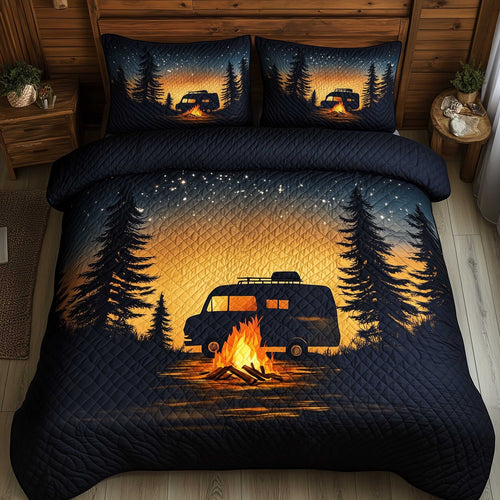 Snowy Camper Duvet Cover Set GFTOMA6471