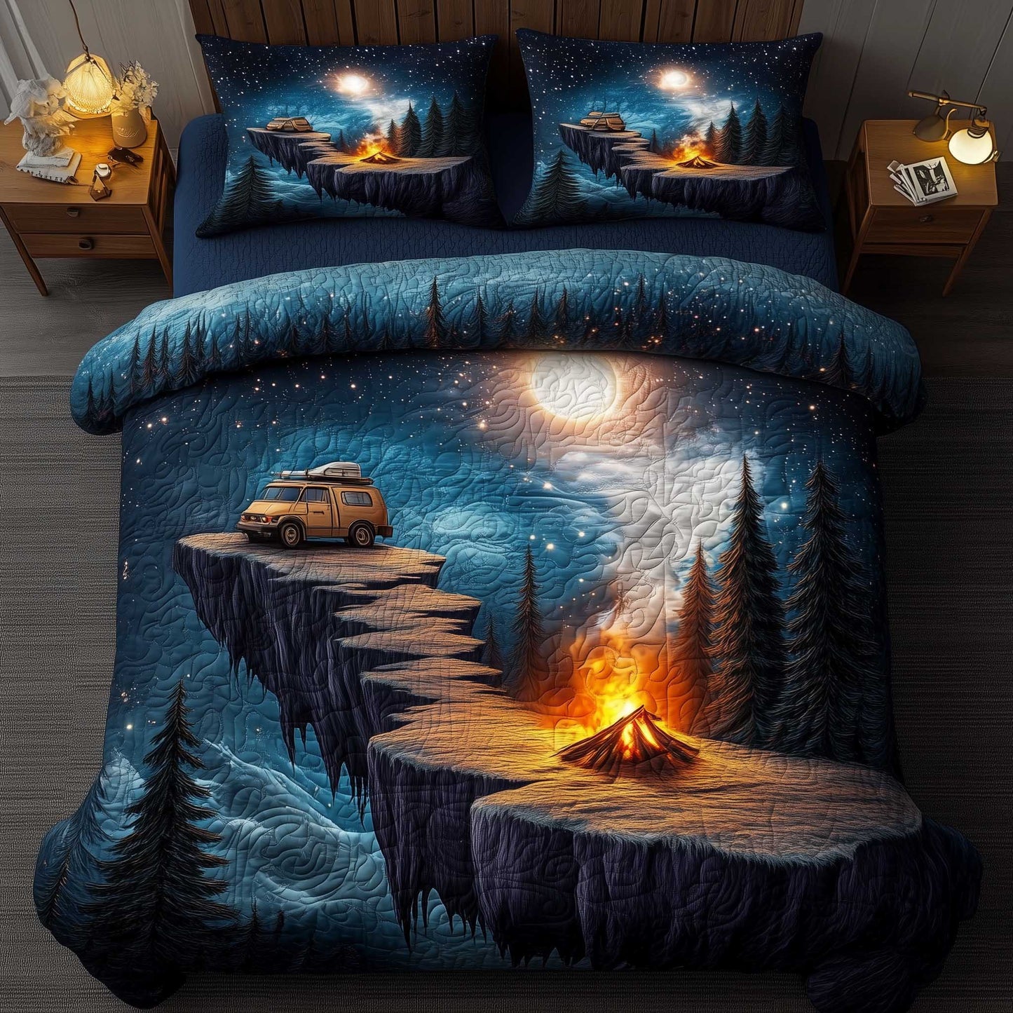 Snowy Camper Duvet Cover Set GFTOMA6472