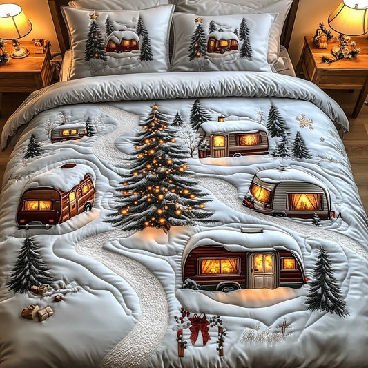 Snowy Camper Duvet Cover Set GFTOMA6473