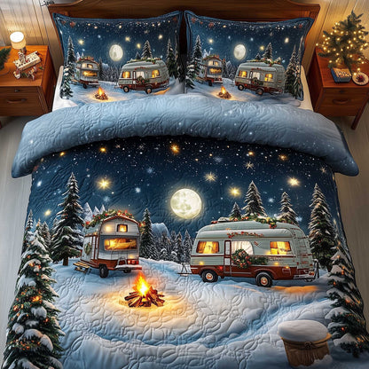 Snowy Camper Duvet Cover Set GFTOMA6474