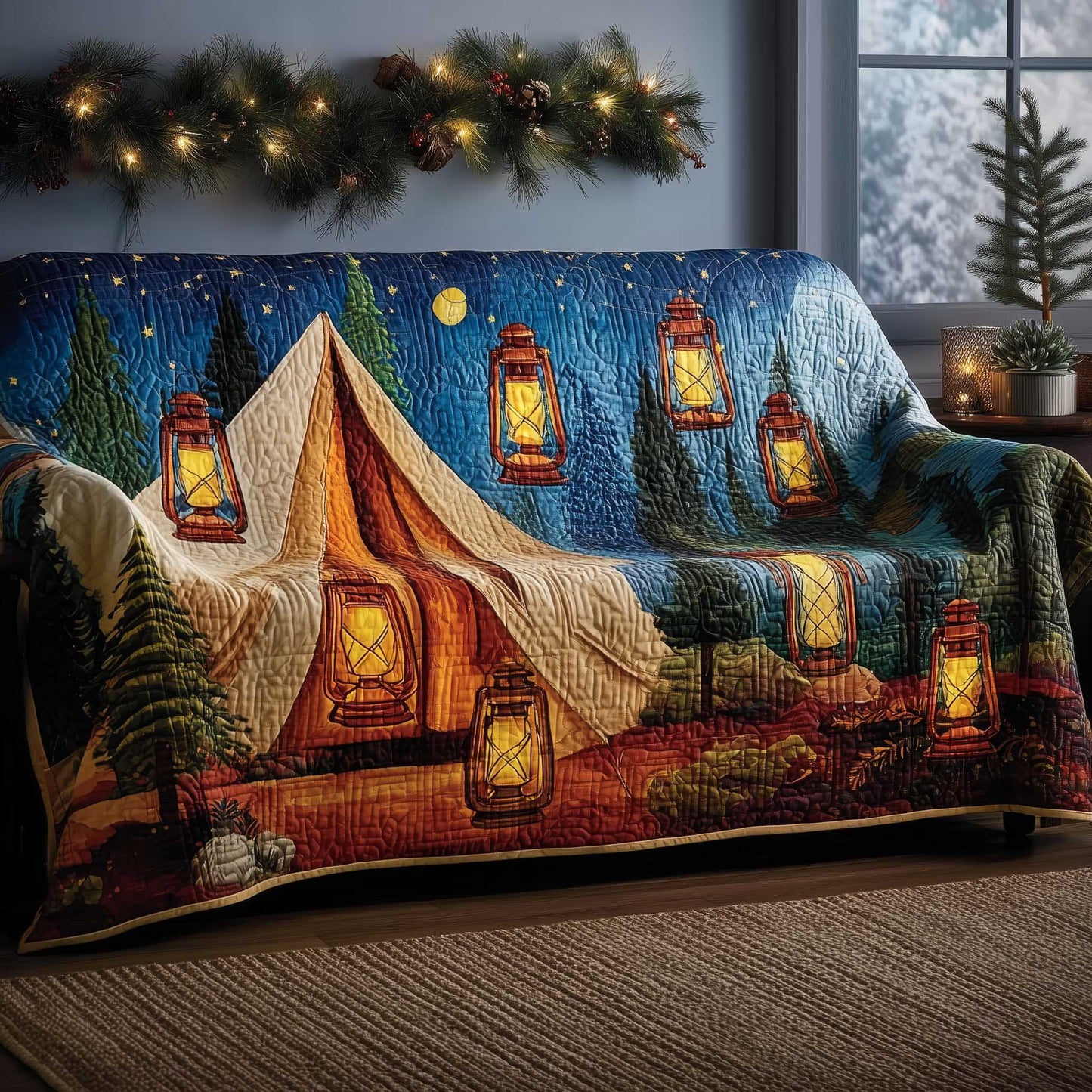 Cozy Camper Quilted Sofa Cover GFTOMA6484