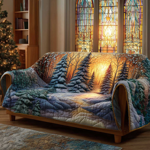 Forest Vibe Quilted Sofa Cover GFTOMA6495