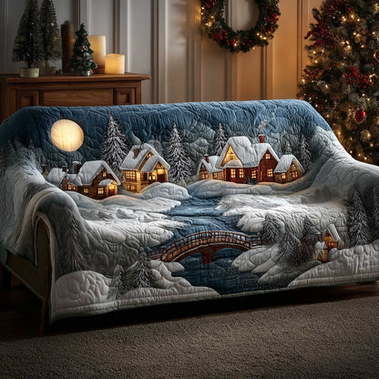 Winter Cabin Quilted Sofa Cover GFTOMA6496