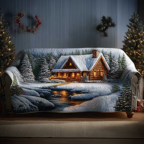 Winter Cabin Quilted Sofa Cover GFTOMA6499