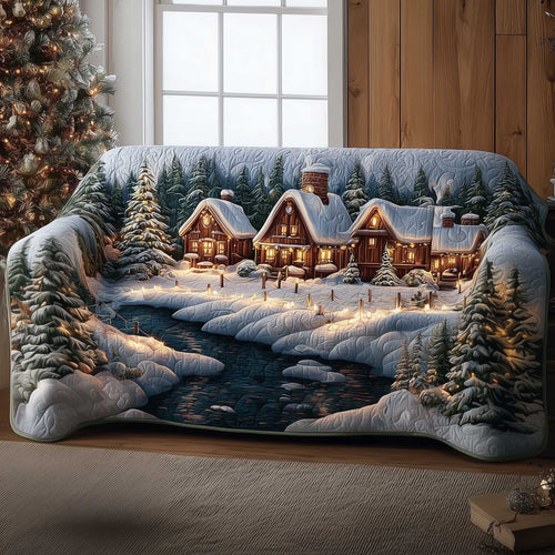 Winter Cabin Quilted Sofa Cover GFTOMA6501
