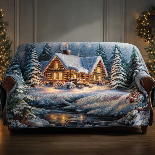 Winter Cabin Quilted Sofa Cover GFTOMA6502